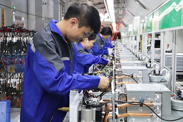 西洛德壁掛爐生產線